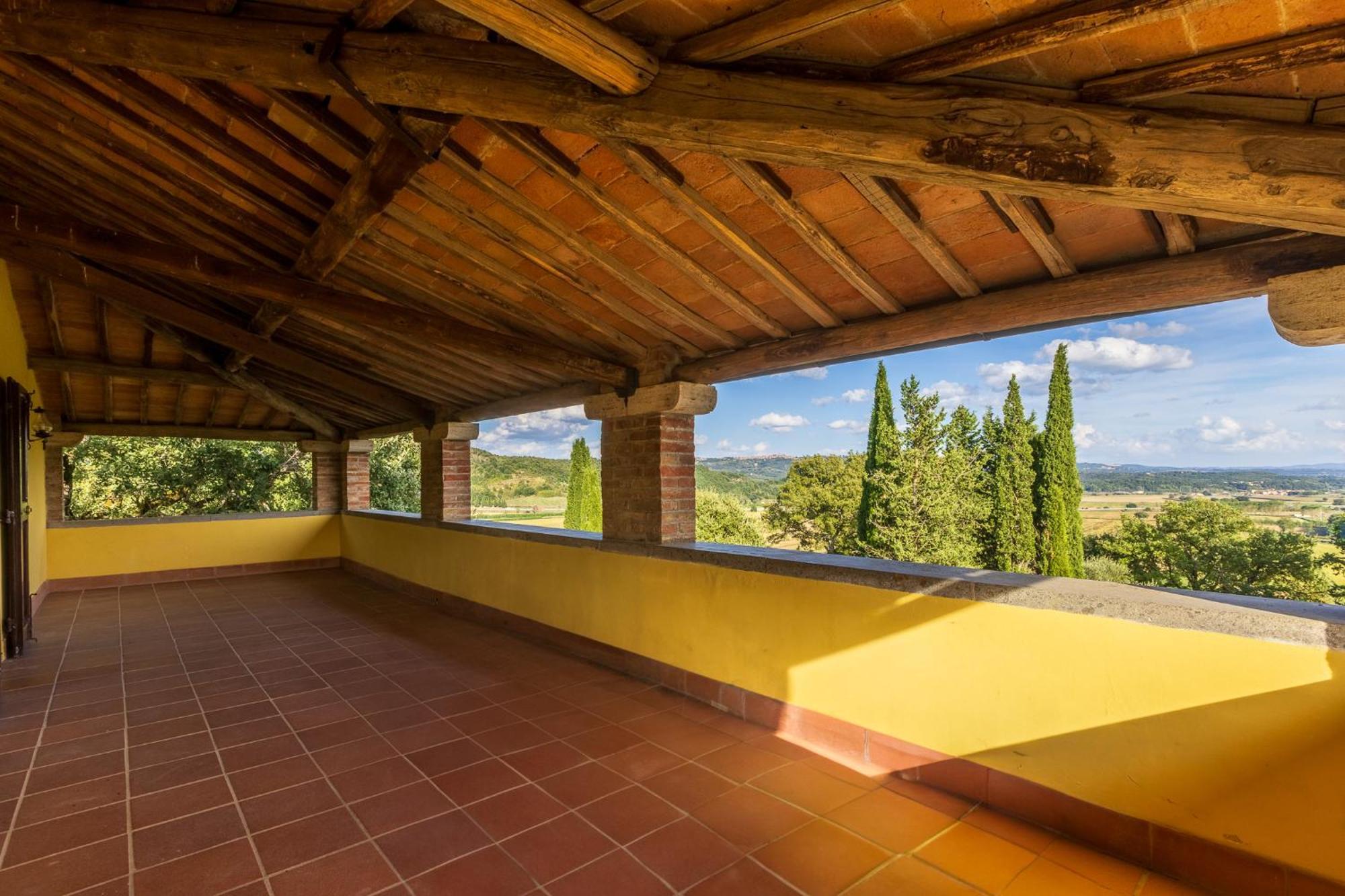Villa Palazzo Bello Con Piscina E Ac - Cetona Exterior photo