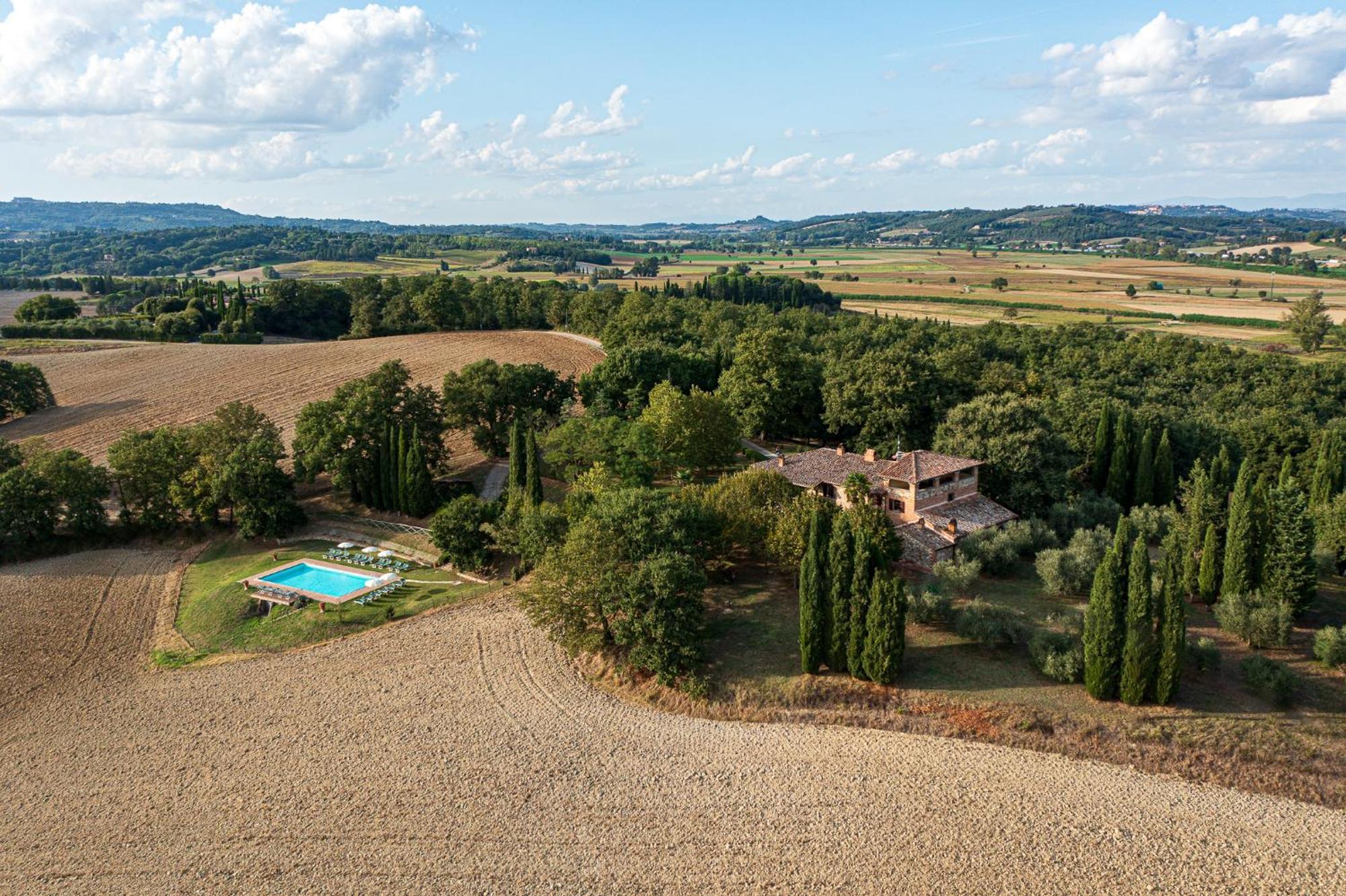 Villa Palazzo Bello Con Piscina E Ac - Cetona Exterior photo
