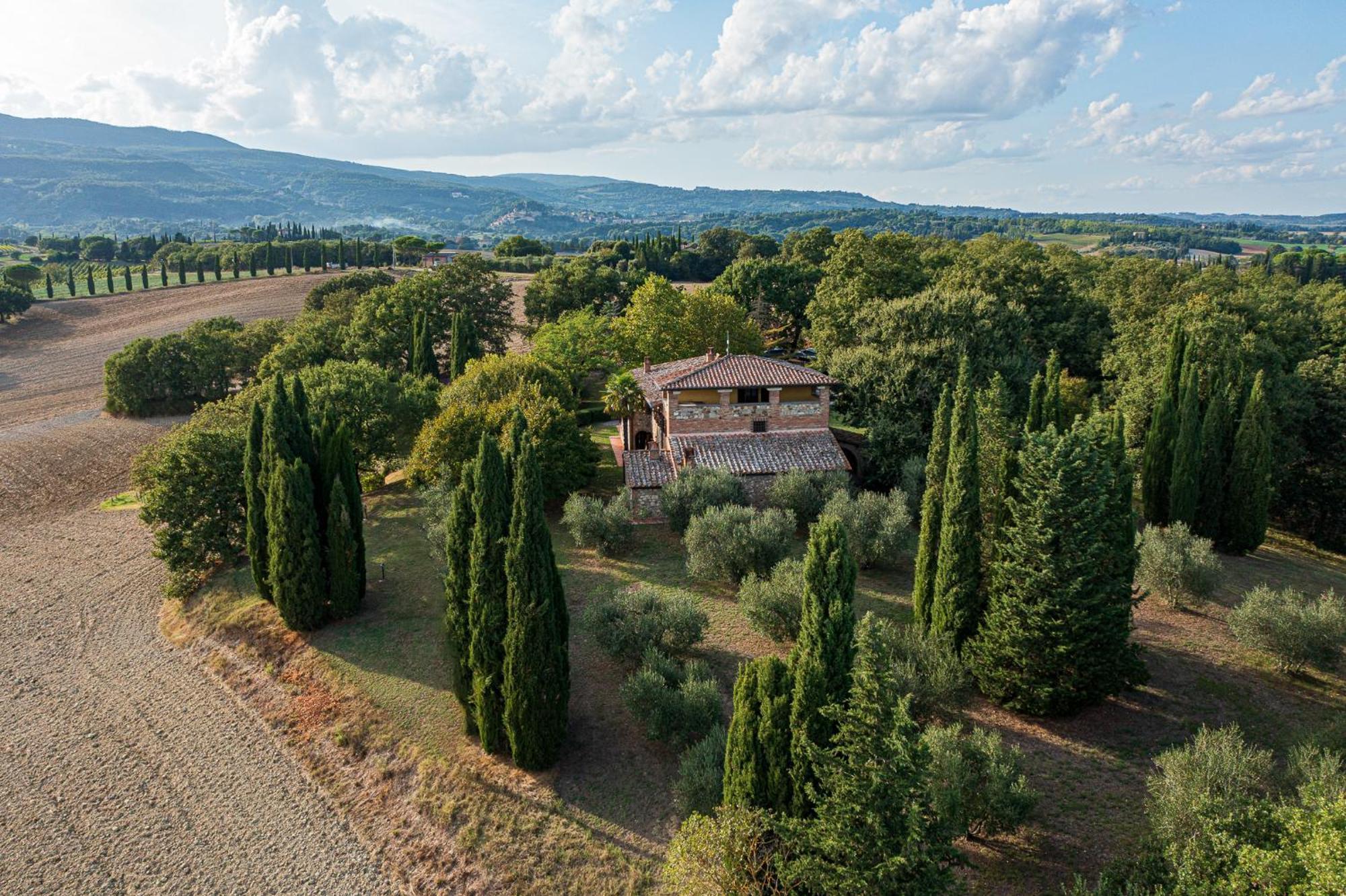 Villa Palazzo Bello Con Piscina E Ac - Cetona Exterior photo